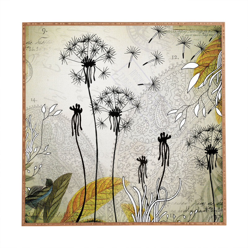 Deny Designs Little Dandelion by Iveta Abolina Framed Graphic Art Wayfair